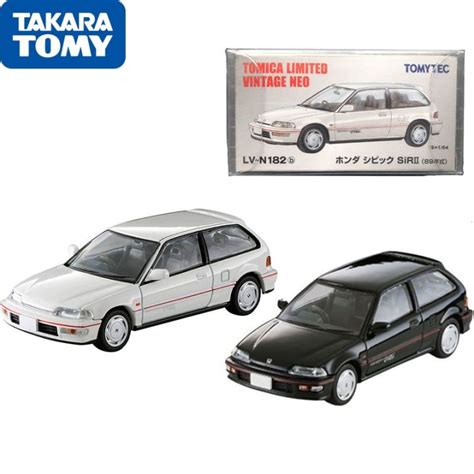 lv n182|Rare EF9 Sir II Honda Civic Tomica 1/64 Limited .